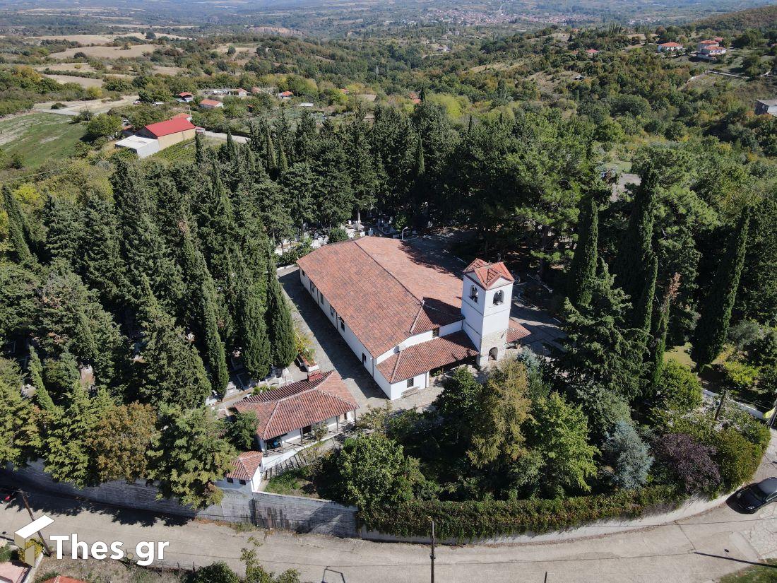 Γρίβα Κιλκίς χωριό drone εκκλησία