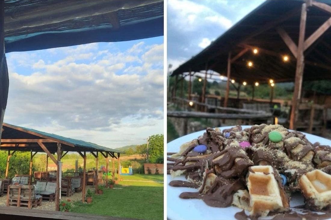 Woodhouse Cafe Bar Αναψυκτήριο Δουμπιά Χαλκιδική Ζερβοροχώρια παιχνίδι 