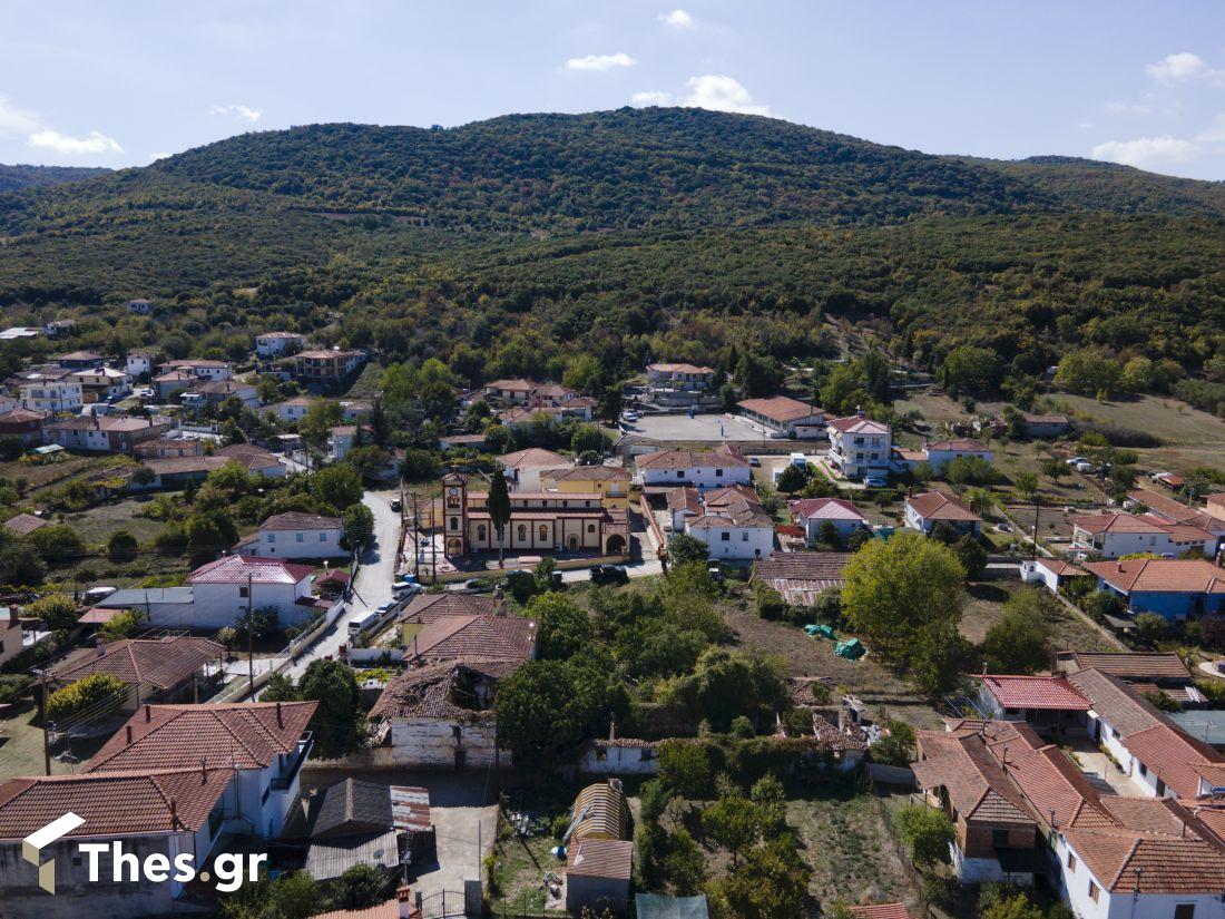 χωριό Δουμπιά Χαλκιδική drone