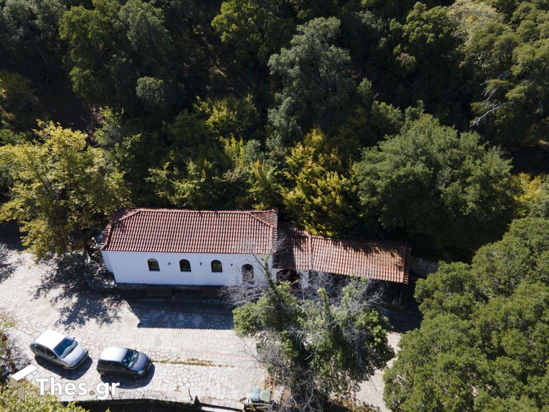 χωριό Δουμπιά Χαλκιδική drone εκκλησία