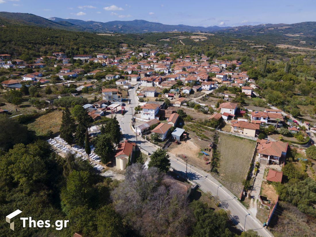 χωριό Δουμπιά Χαλκιδική drone