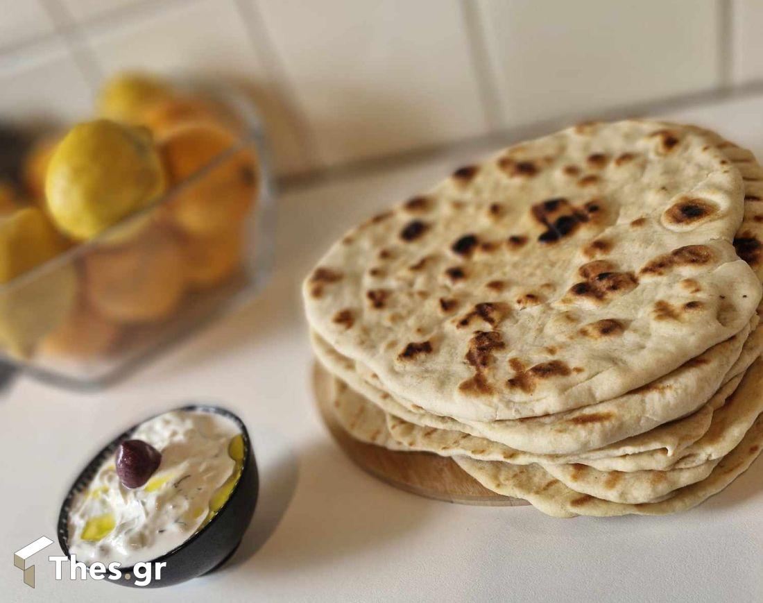 πίτες για σουβλάκι συνταγή κουζίνα