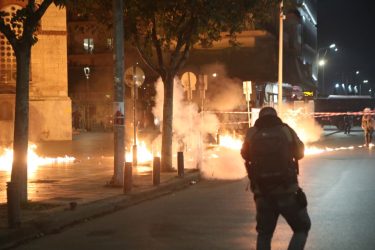Θεσσαλονίκη: Επίθεση με μολότοφ κοντά στο τουρκικό προξενείο