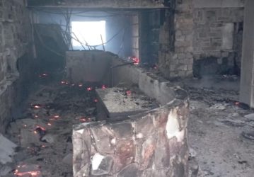 Δράμα: Φωτιά στο σαλέ του Χιονοδρομικού Κέντρου στο Φαλακρό (ΦΩΤΟ)