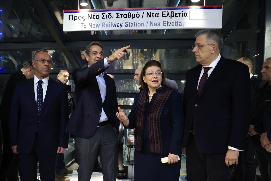 Σταθμός Βενιζέλου μετρό Θεσσαλονίκης Μητσοτάκης