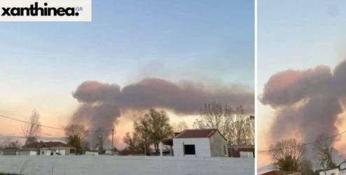 Ξάνθη: Συναγερμός για μεγάλη φωτιά σε καλαμιές στα Μάγγανα (ΒΙΝΤΕΟ)