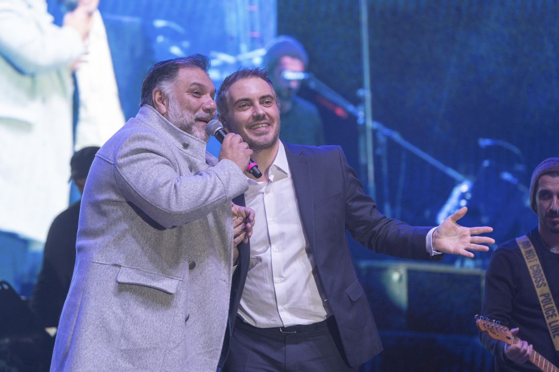 φωταγώγηση χριστουγεννιάτικου δέντρο Πλατεία Αριστοτέλους Θεσσαλονίκη