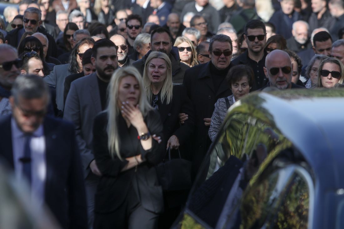 Νίκος Σαργκάνης κηδεία
