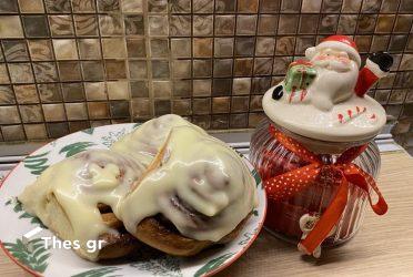 Cinnamon rolls: Γλυκά ρολά κανέλας με επικάλυψη τυρί κρέμα (ΒΙΝΤΕΟ)