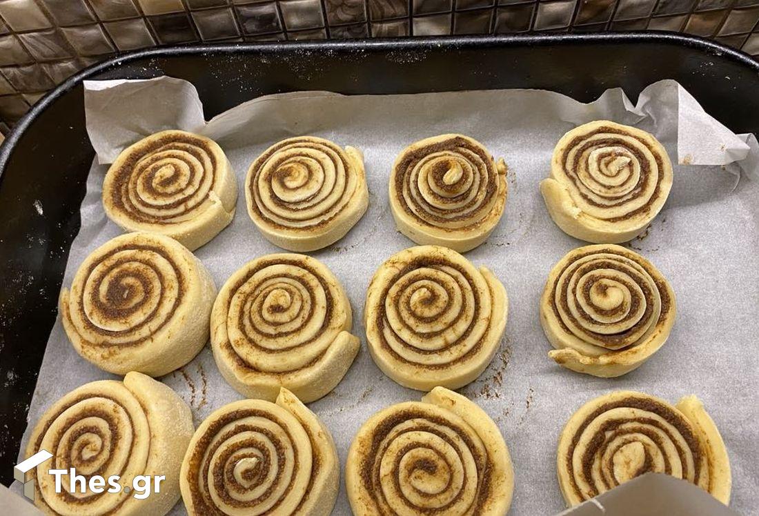 cinnamon rolls συνταγή