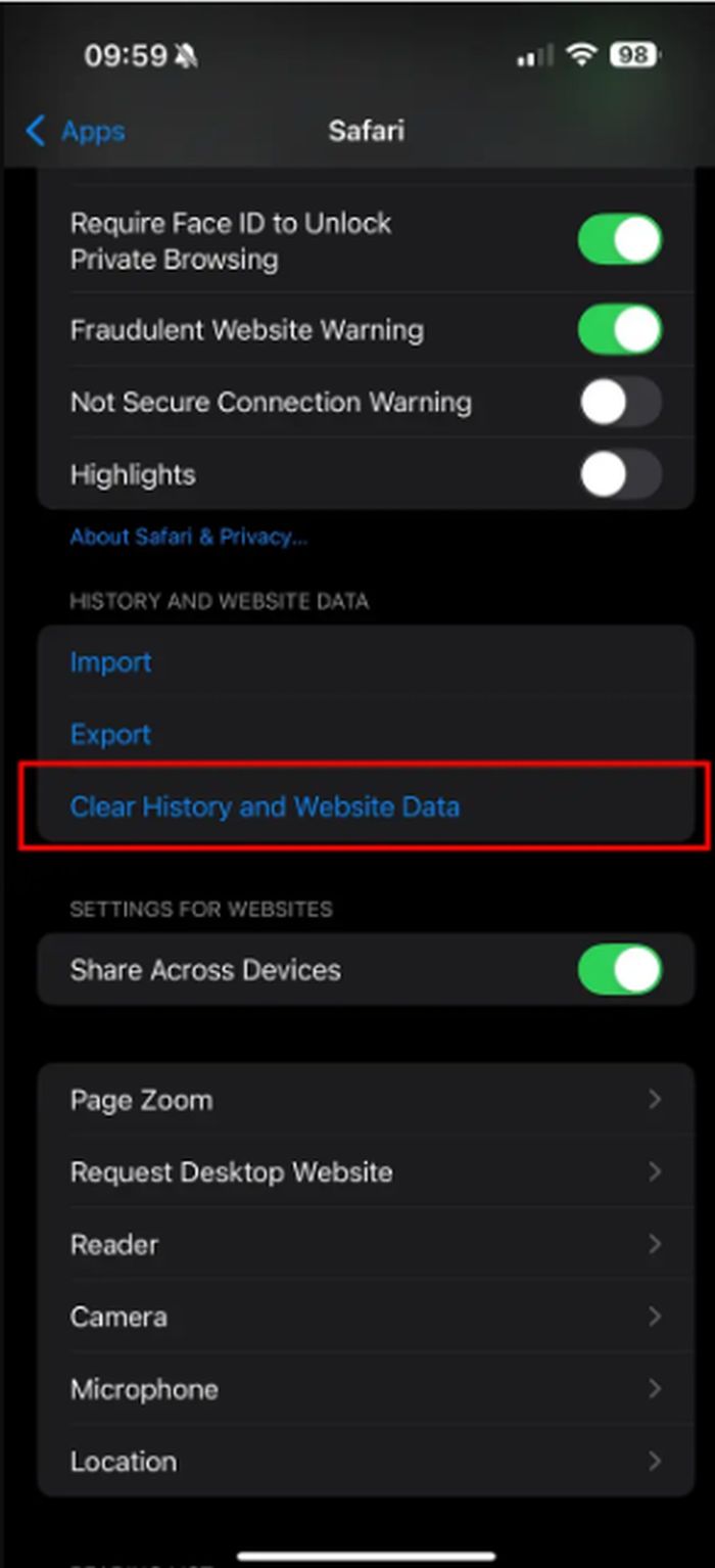 χώρος iPhone