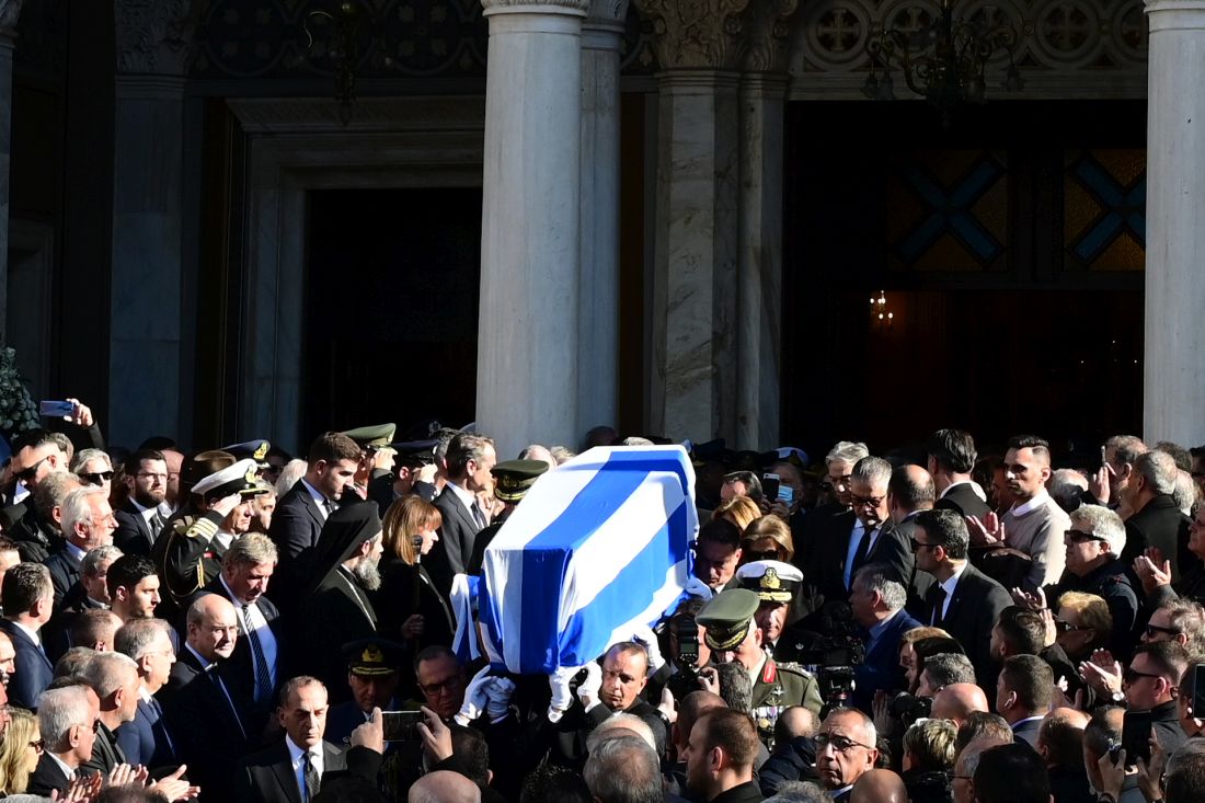 Κώστας Σημίτης κηδεία
