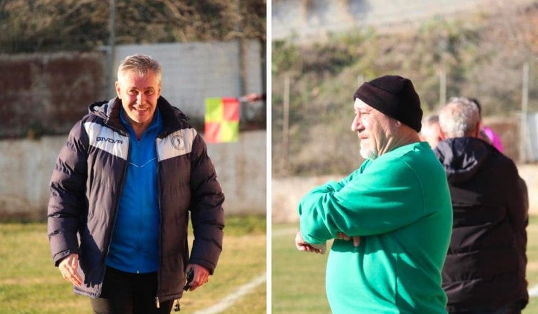 Οι δύο προπονητές, Γιώργος Μανωλόπουλος και Ανδρέας Τσαλδάρης