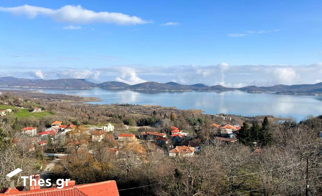 θέα Λίμνη Πλαστήρα από Νεοχώρι Θεσσαλία Καρδίτσα