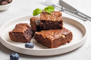 συνταγή brownie με μπανάνες και αυγά σοκολατένιο εύκολη συνταγή υγιεινή γλυκό