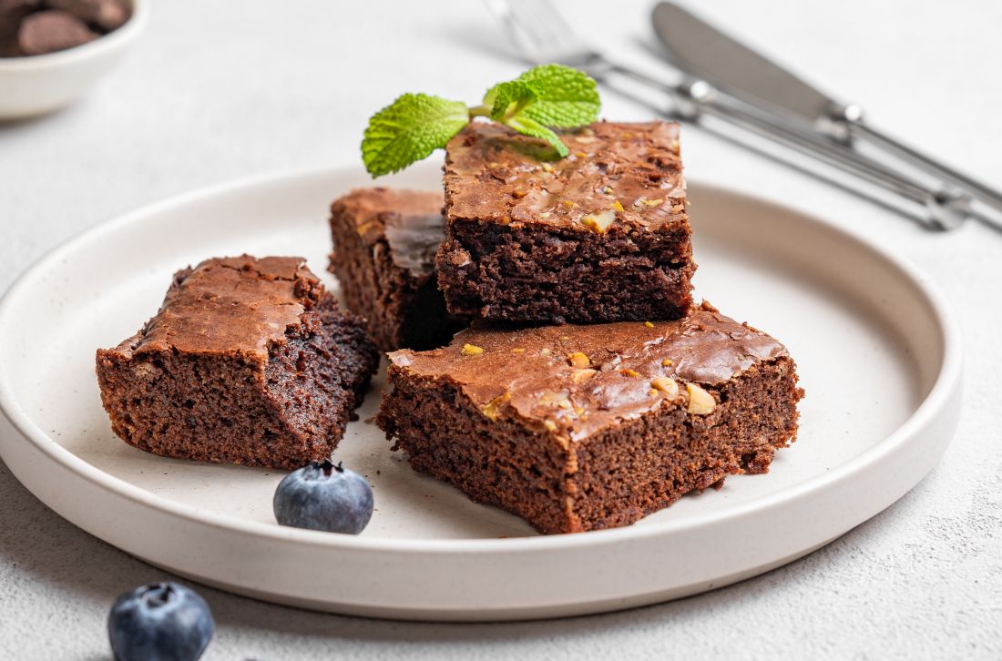 συνταγή brownie με μπανάνες και αυγά σοκολατένιο εύκολη συνταγή υγιεινή γλυκό