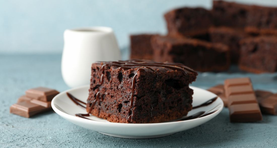 συνταγή brownie με μπανάνες και αυγά σοκολατένιο εύκολη συνταγή υγιεινή γλυκό