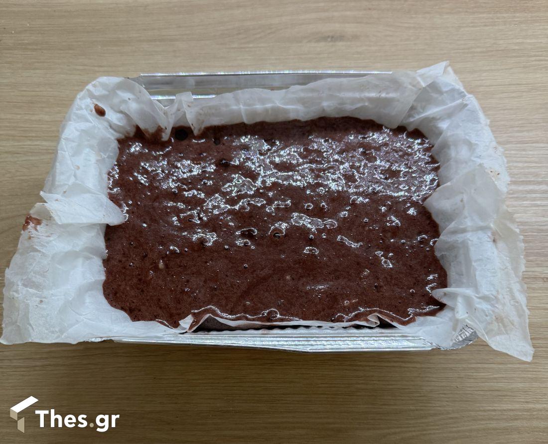 συνταγή brownie με μπανάνες και αυγά σοκολατένιο εύκολη συνταγή υγιεινή γλυκό