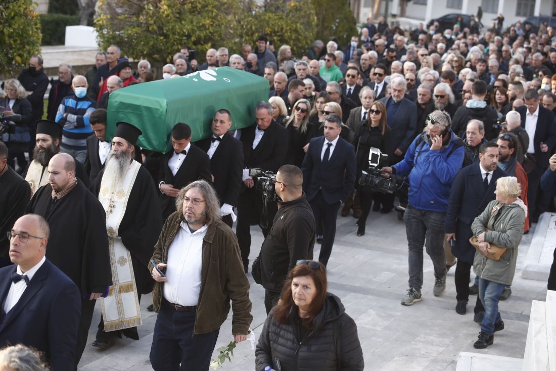 Μίμης Δομάζος κηδεία 