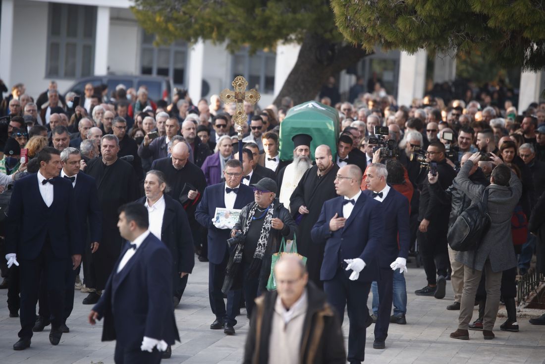 Μίμης Δομάζος κηδεία