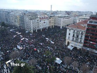 Πόσο κόσμο είχε στα συλλαλητήρια για τα Τέμπη – Πολύ χαμηλή η εκτίμηση από την ΕΛΑΣ (ΒΙΝΤΕΟ)