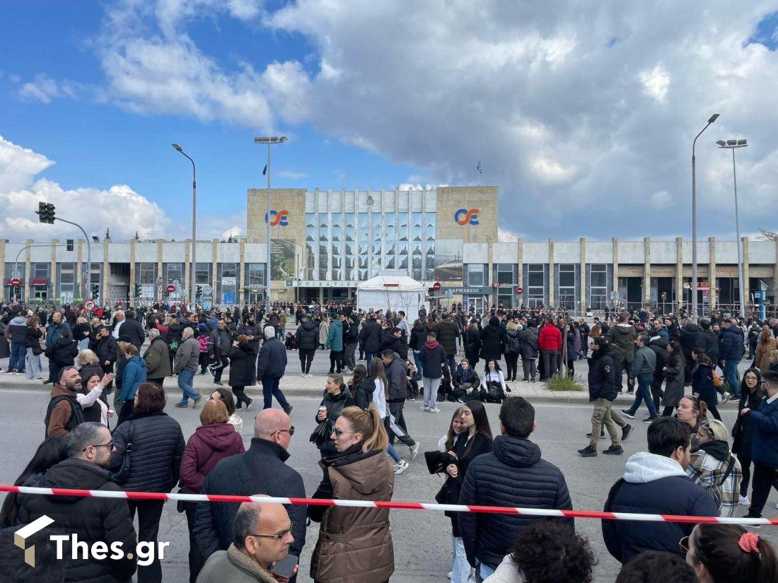 Θεσσαλονίκη επέτειος μνήμης συλλαλητήριο για τα Τέμπη