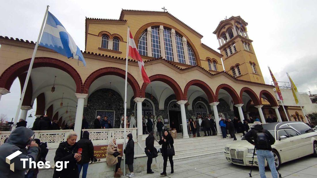 κηδεία Βασίλη Καλογήρου Λάρισα