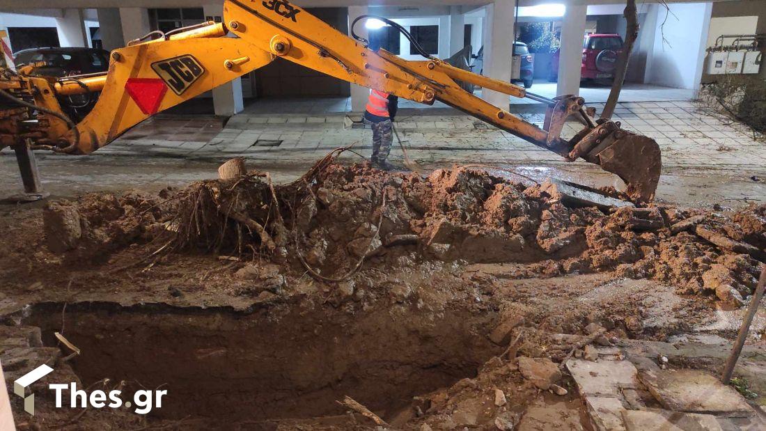 Θεσσαλονίκη βλάβη στη Βούλγαρη σπασμένος αγωγός