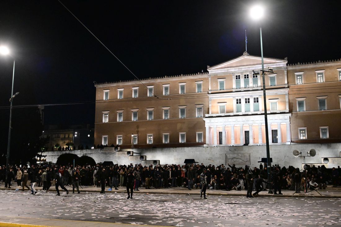 Τέμπη Αθήνα επεισόδια