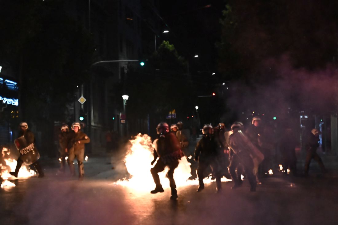 Τέμπη Αθήνα επεισόδια