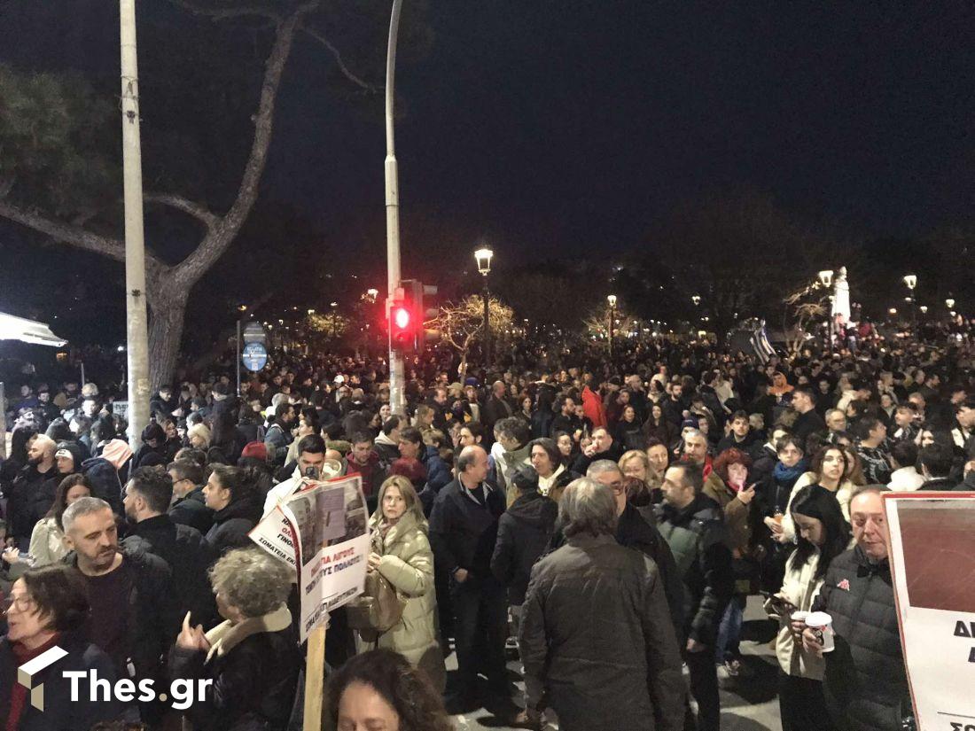 συγκέντρωση για τα Τέμπη Θεσσαλονίκη