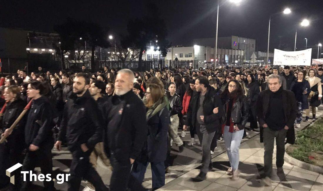 Θεσσαλονίκη Τέμπη πορεία