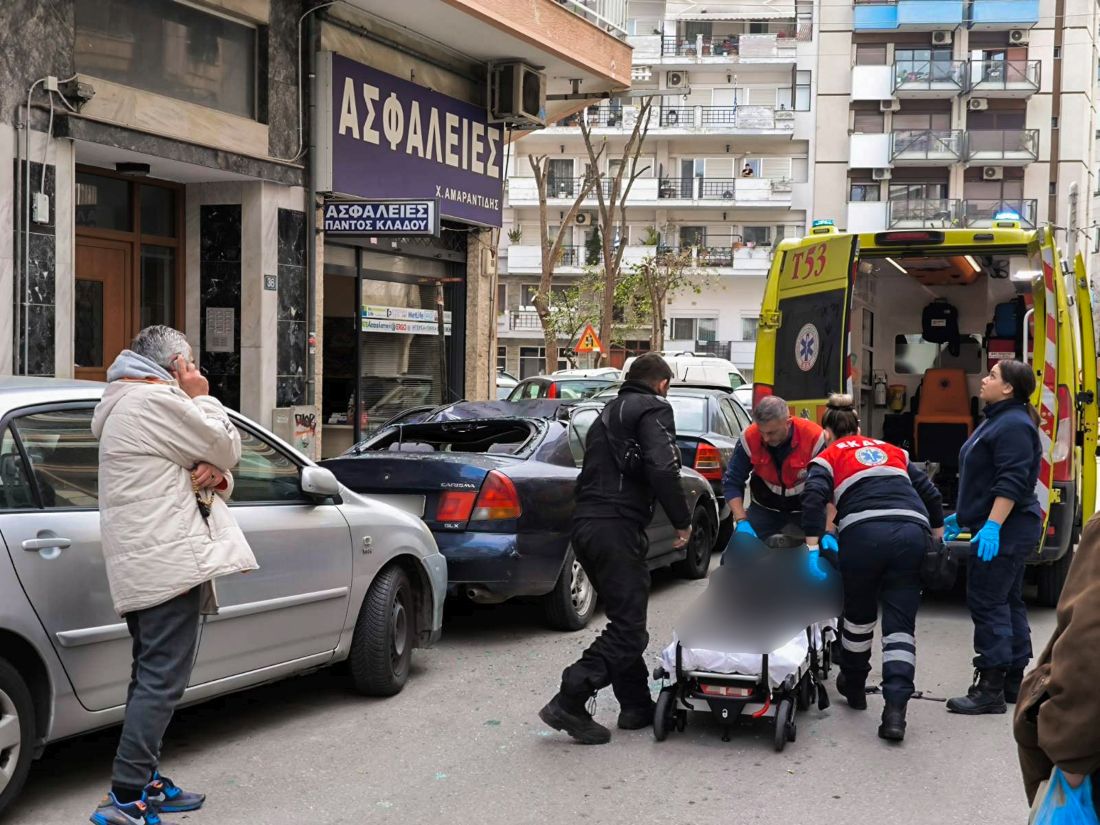 Θεσσαλονίκη πτώση μπαλκόνι