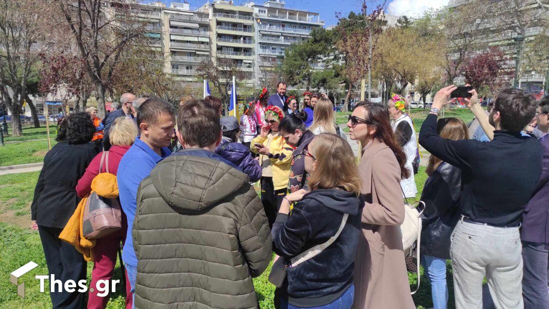 Θεσσαλονίκη Ουκρανοί δενδροφύτευση