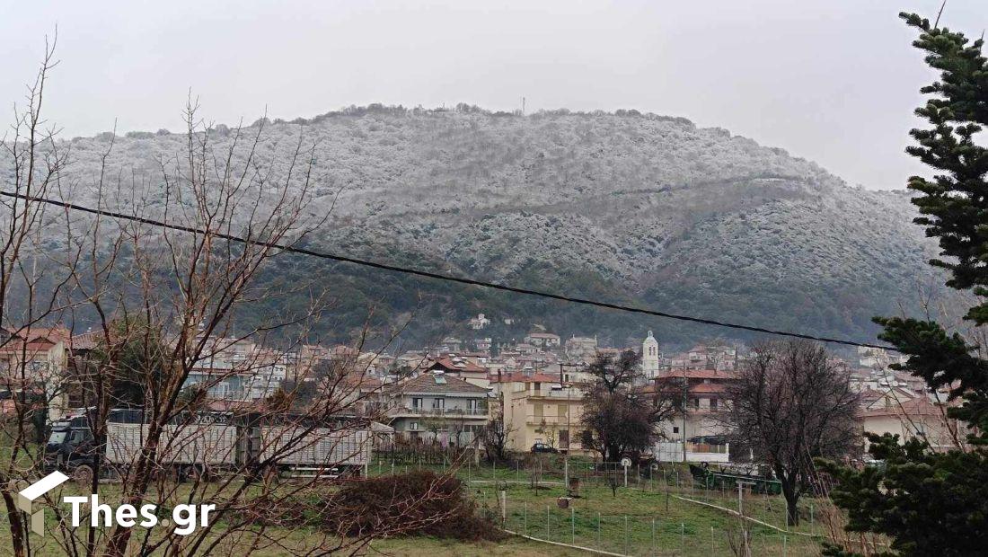 Θεσσαλονίκη χιόνι ορεινά