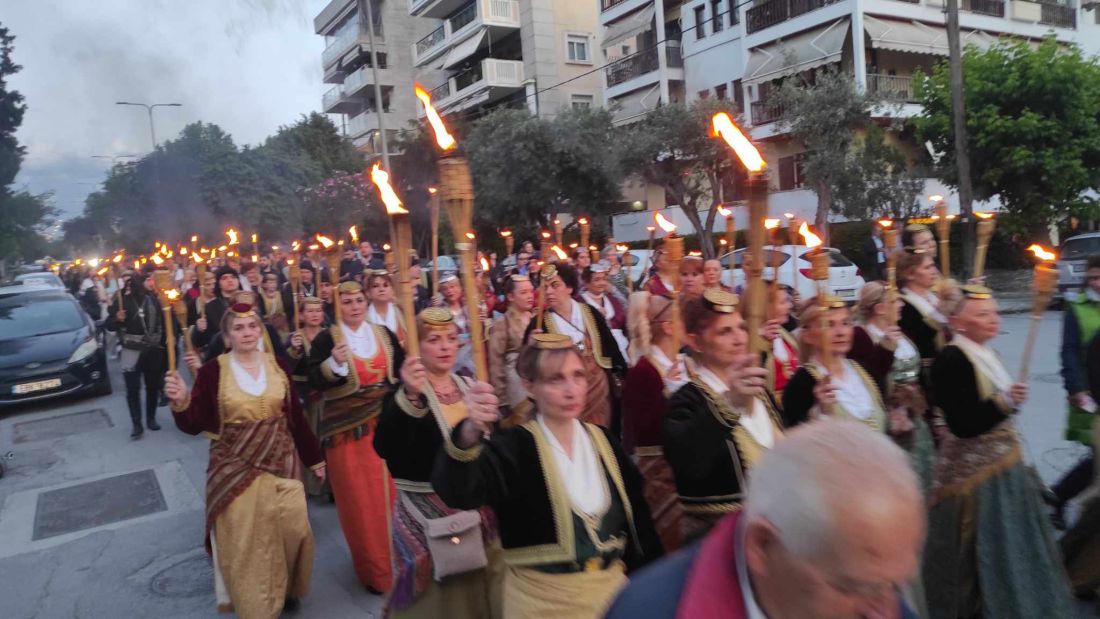 Καλαμαριά λαμπαδηδρομία Γενοκτονία Ποντίων