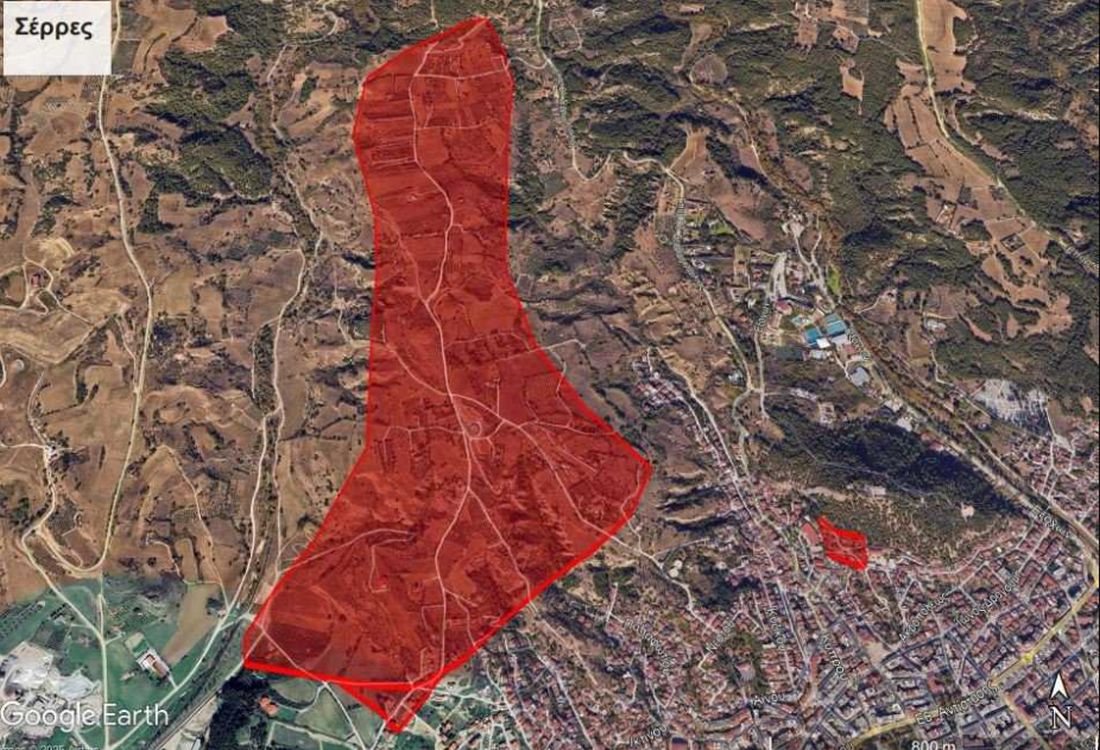 ουράνιο νερό Σέρρες