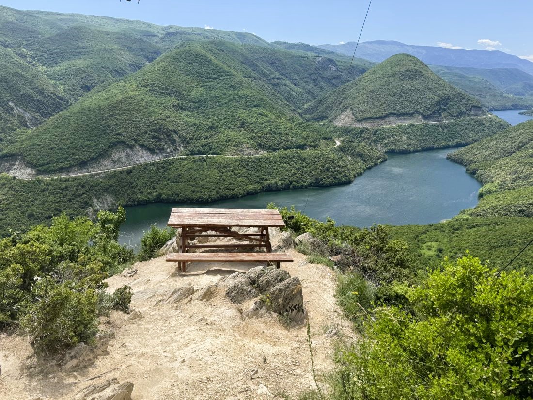 το ωραιότερο παγκάκι Ραχιά Βέροιας Ημαθία Καλλίπετρα θέα ποταμός Αλιάκμονας