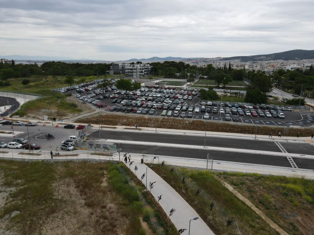πάρκινγκ Μετρό Νέα Ελβετία drone