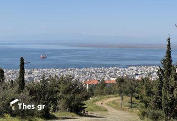 Θέα Θεσσαλονίκη από Σέιχ Σου καιρός