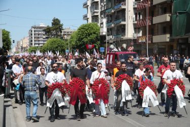 Θεσσαλονίκη πορεία Πρωτομαγιά