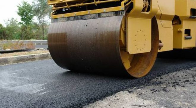 Εργασίες στο δρόμο Θεσσαλονίκης-Μουδανιών