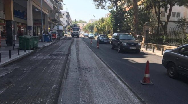 Θεσσαλονίκη: Ξεκινά σήμερα (21/11) η ασφαλτόστρωση στην Παύλου Μελά