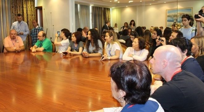 Ομάδα Erasmus στον αντιπεριφερειάρχη Καβάλας