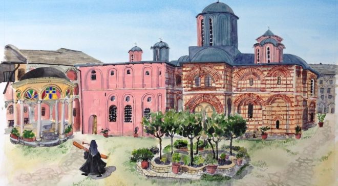 Εκθεση ζωγραφικής για το Αγιο Ορος στις Σέρρες από την Αγιορειτική Εστία