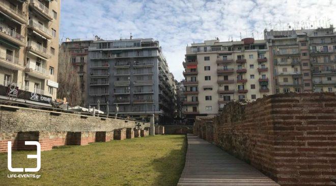 Θεσσαλονίκη: Καθάρισαν τα γκράφιτι στο ανάκτορο του Γαλερίου
