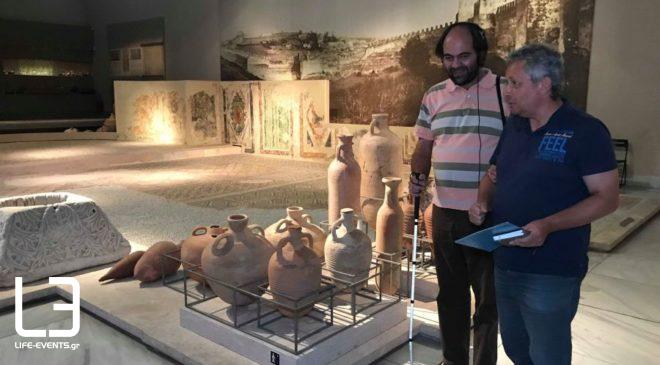 Ηχητική-Απτική ξενάγηση στο Μουσείο Βυζαντινού Πολιτισμού (ΒΙΝΤΕΟ & ΦΩΤΟ)